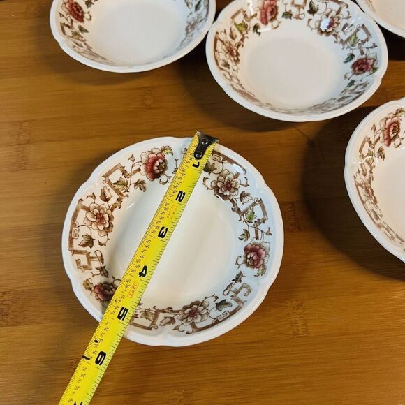 5 Johnson Brothers INVERNESS Windsor Ware Fruit Berry Ice Cream Cereal Bowl Vntg - Picture 10 of 11
